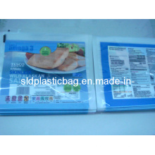 Saco de vácuo de tubo de plástico de 2 lados para embalagem de alimentos